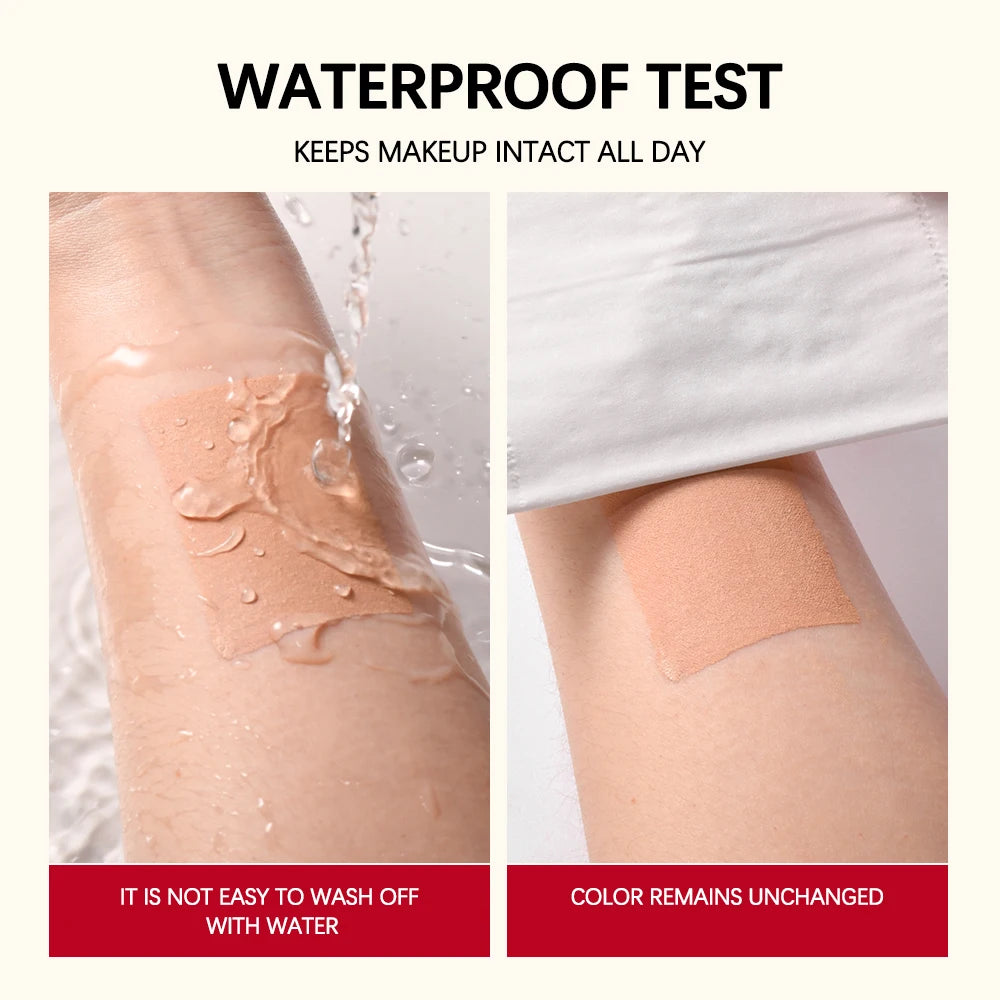 Ibcccndc Matte Base Blur Balm Foundation Concealer Waterproof Long Lasting