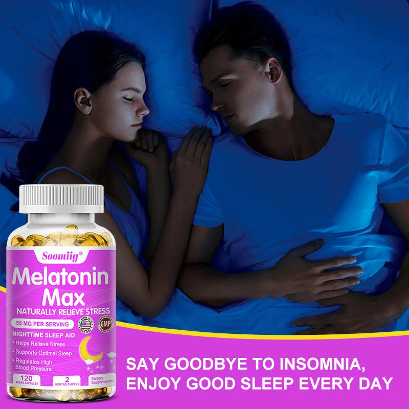 Soomiig Melatonin 55mg With Msm Zinc Vitamin D3 And B6