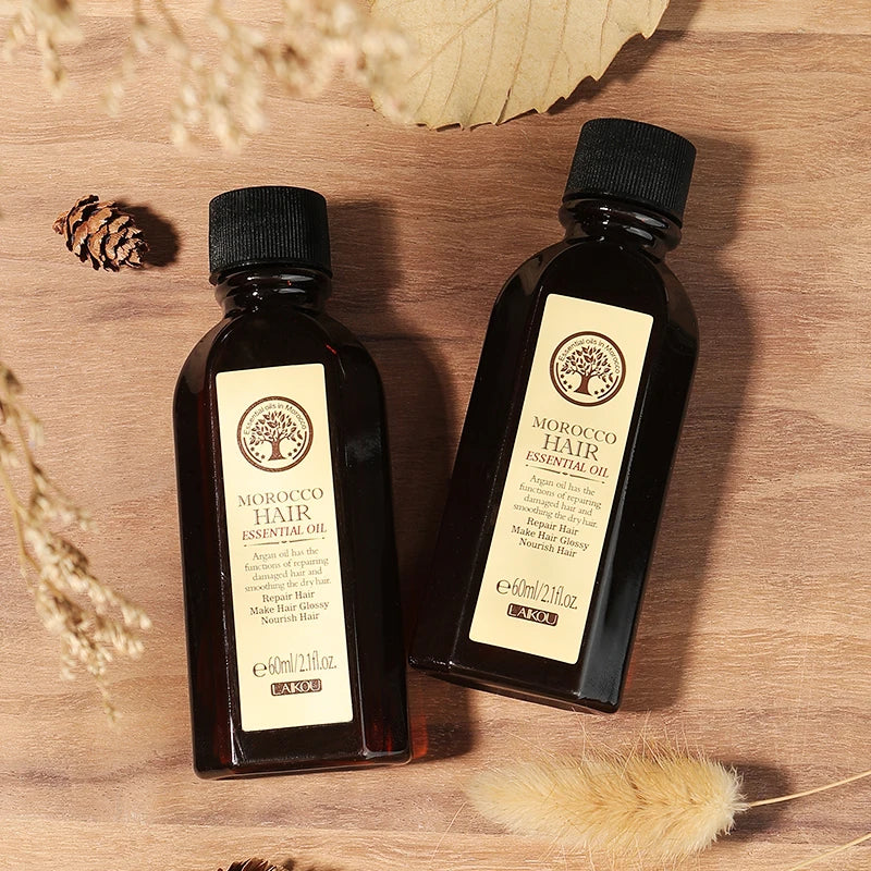 Laikou Morocco Argan Hair Essential Oil Set 4 Pieces