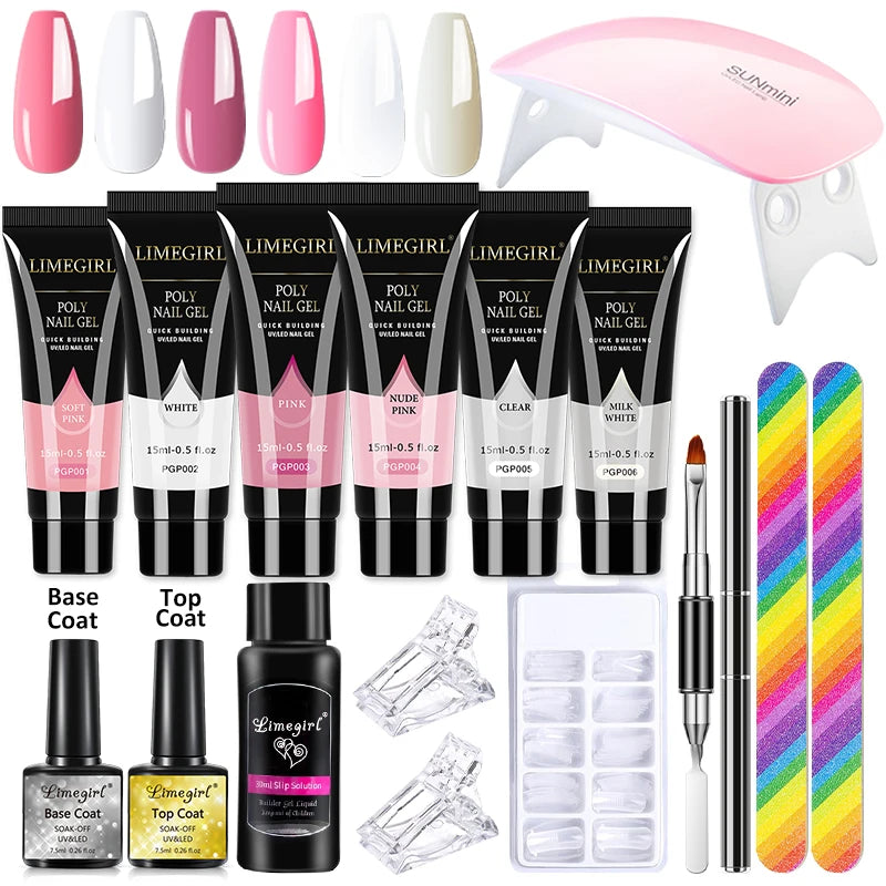 Limegirl Acrylic Manicure Kit UV LED Gel Varnish Set