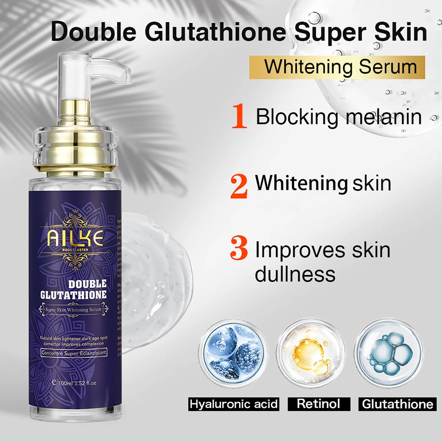 AILKE Glutathione 5 in 1 Women Skin Care Kit Deluxe