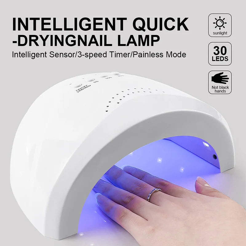 Poly Extension Gel Nail Kit With USB Lamp For Beginner