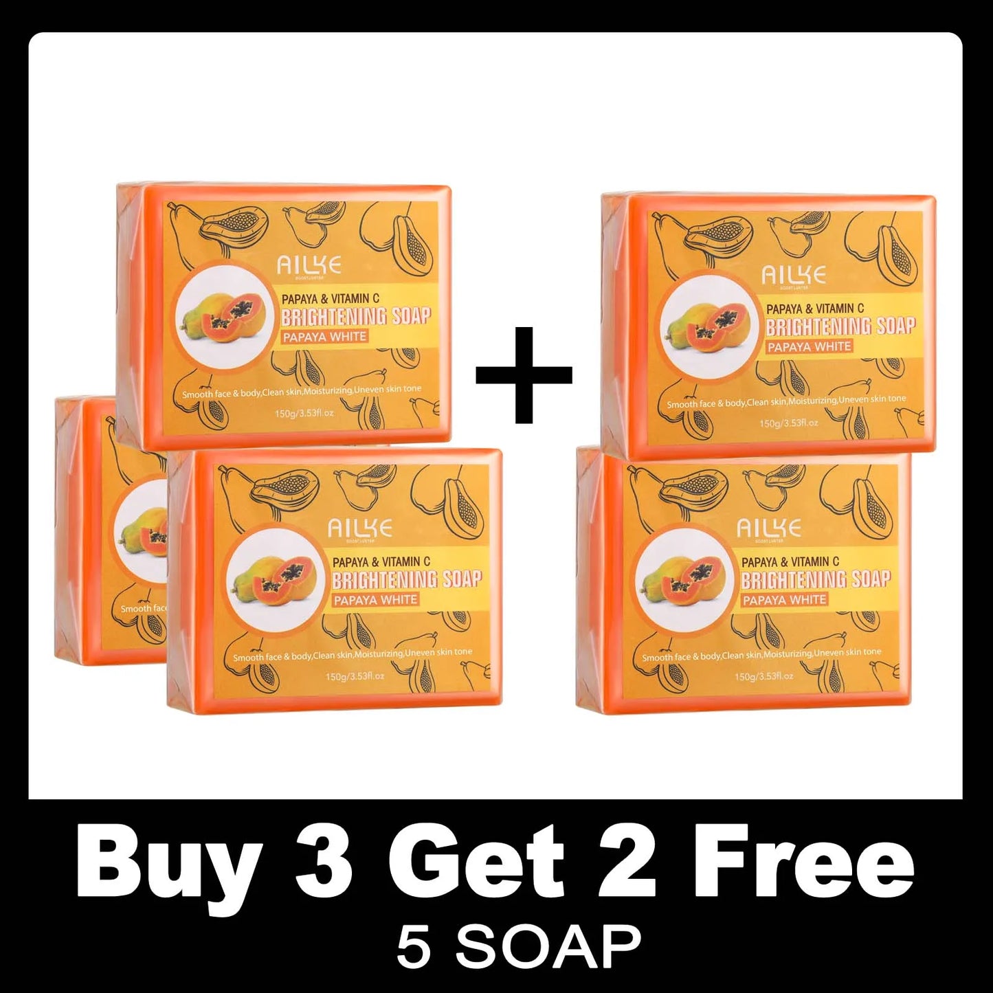 AILKE Kojic Acid Soap For Hyperpigmentation And Brighter Skin