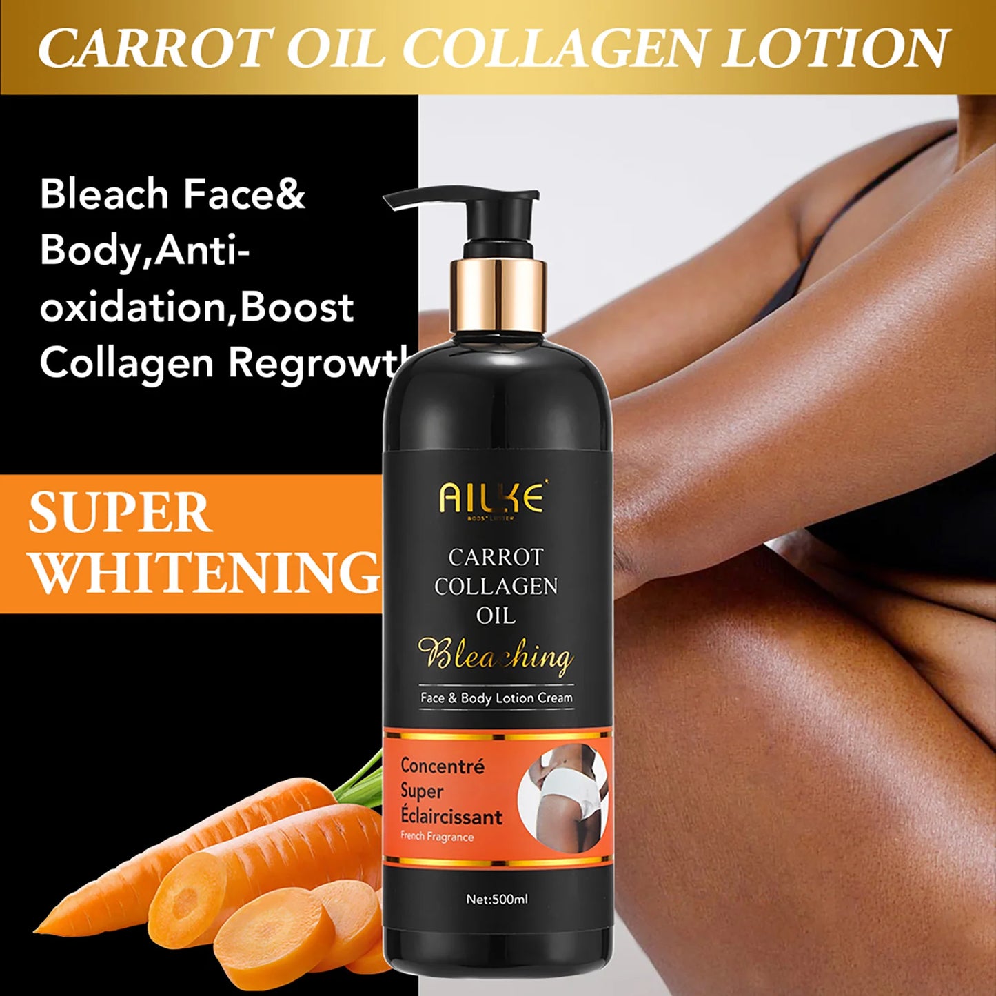 AILKE Collagen Skin Care Set Whitening Freckle Dark Spots