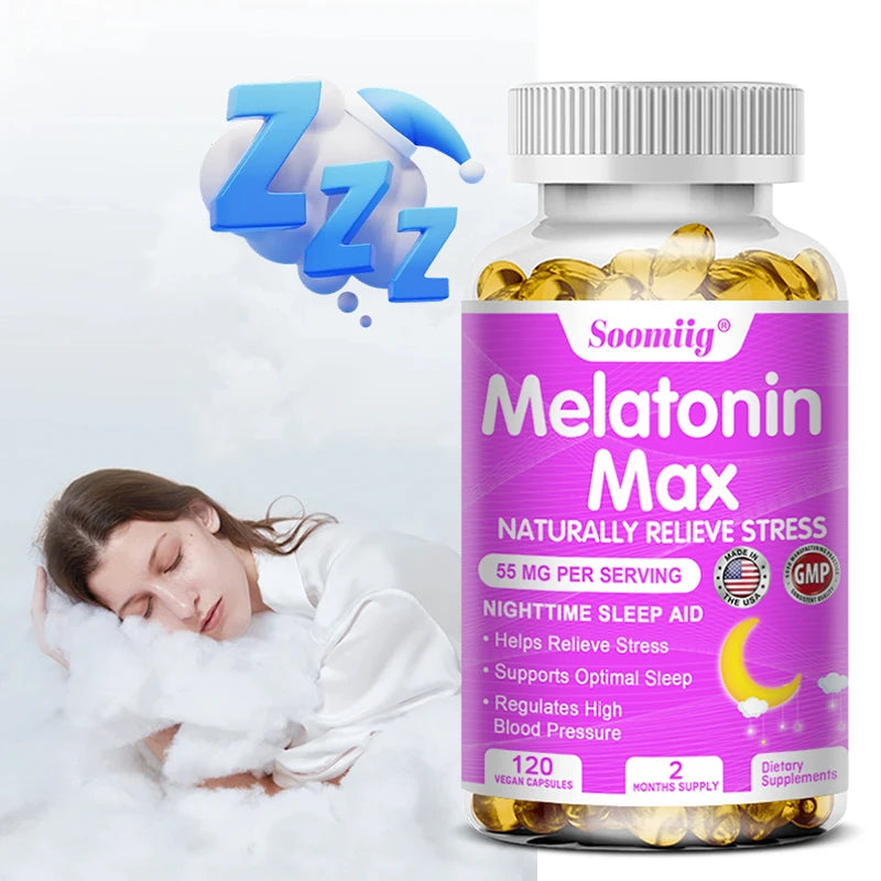 Soomiig Melatonin 55mg With Zinc Vitamin D3 And B6
