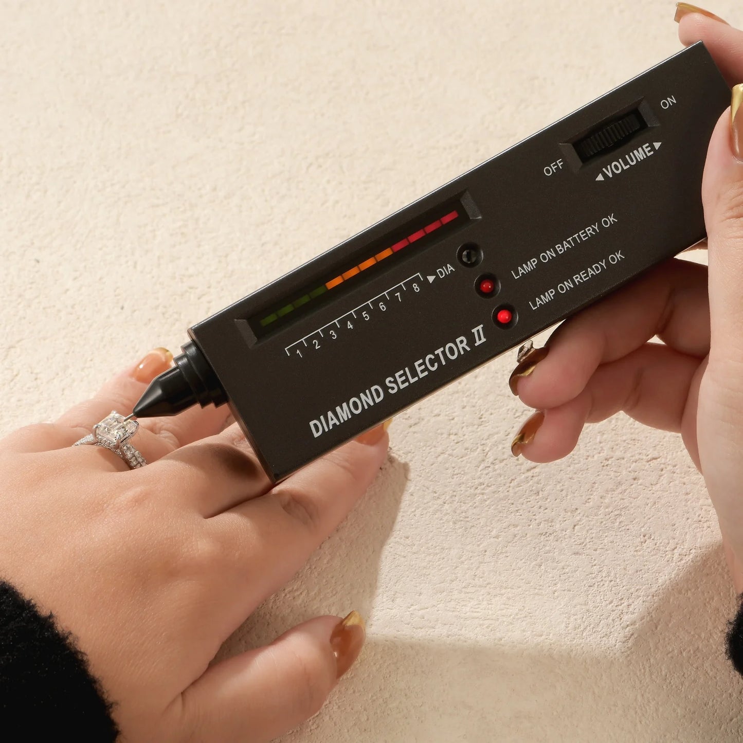 Newshe 925 Sterling Silver Moissanite Rings Set for Women