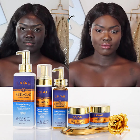 AILKE Retinol Double Whitening Skin Care Set For Even Tone
