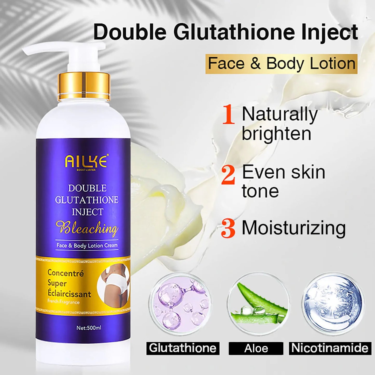 AILKE Glutathione 5 in 1 Women Skin Care Kit Deluxe