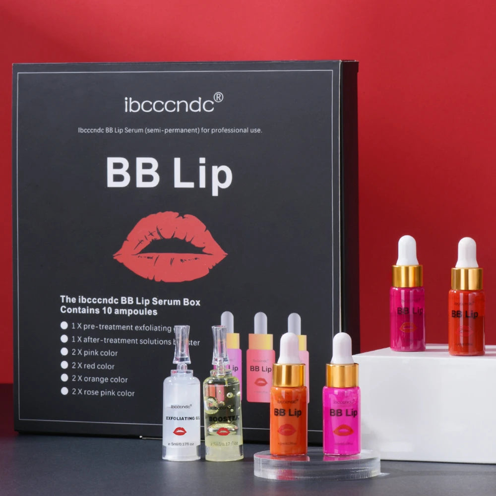 Ibcccndc Korea Glow BB Lips Ampoule Serum Starter Lip Gloss