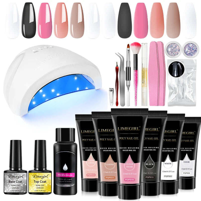 Limegirl Acrylic Manicure Kit UV LED Gel Varnish Set