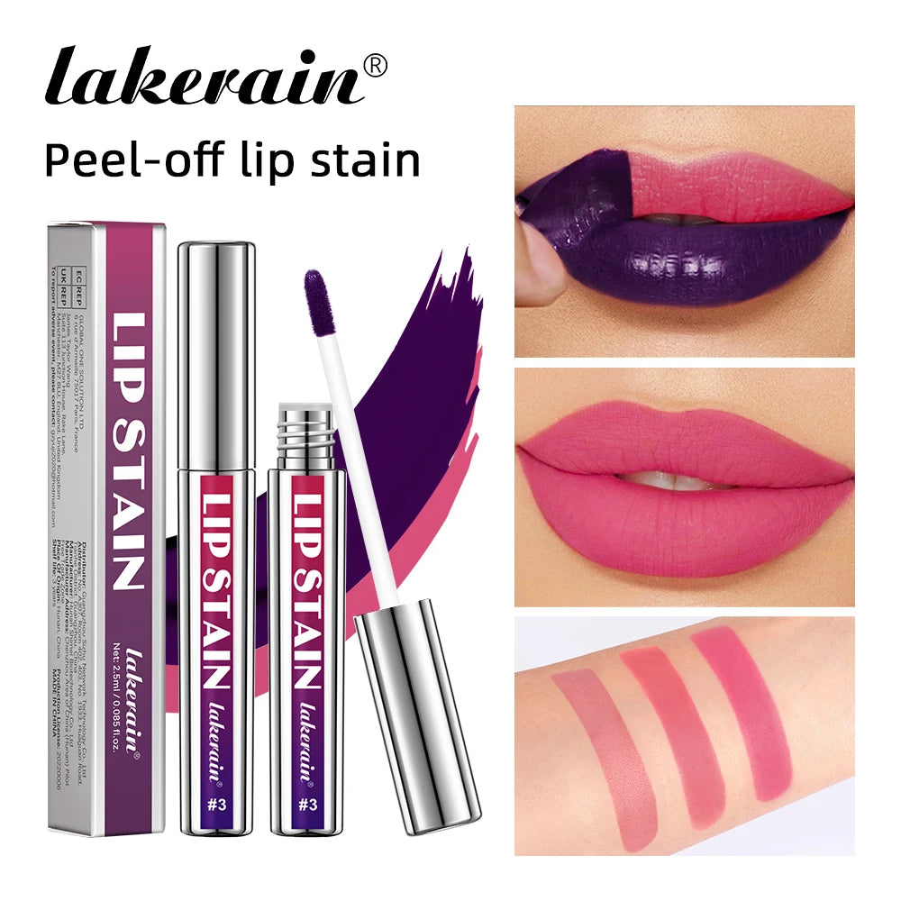 Peel Off Long Lasting Waterproof Transfer Proof Lip Stain Tint