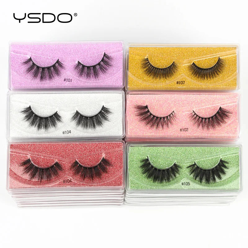 YSDO 3D Mink Strip Eyelashes Natural Soft False Lashes