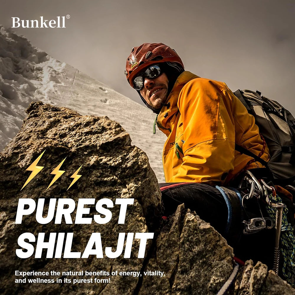Bunkell Shilajit Capsules With Ginseng Ashwagandha Turmeric