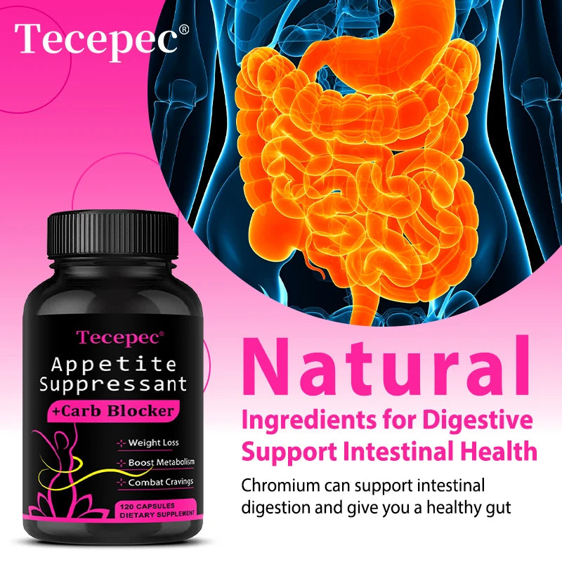 Tecepec Natural Weight Loss Dietary Supplement With Glucomannan