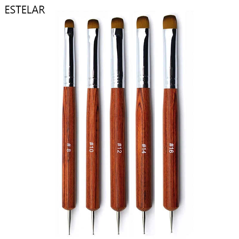 French Nail Art Brush Set Dual End Dotting Pen Kit