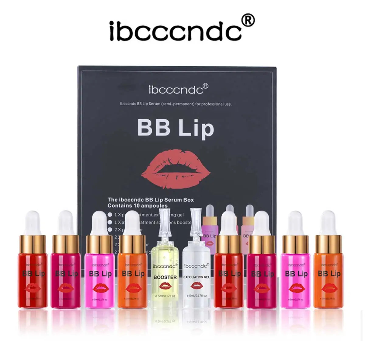 Ibcccndc Korea Glow BB Lips Ampoule Serum Starter Lip Gloss