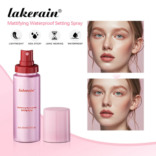 Lakerain Mattifying Waterproof Setting Spray Oil Control Matte Finish
